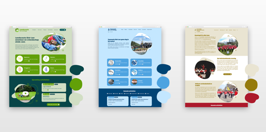 afbeeldingen van de subsites