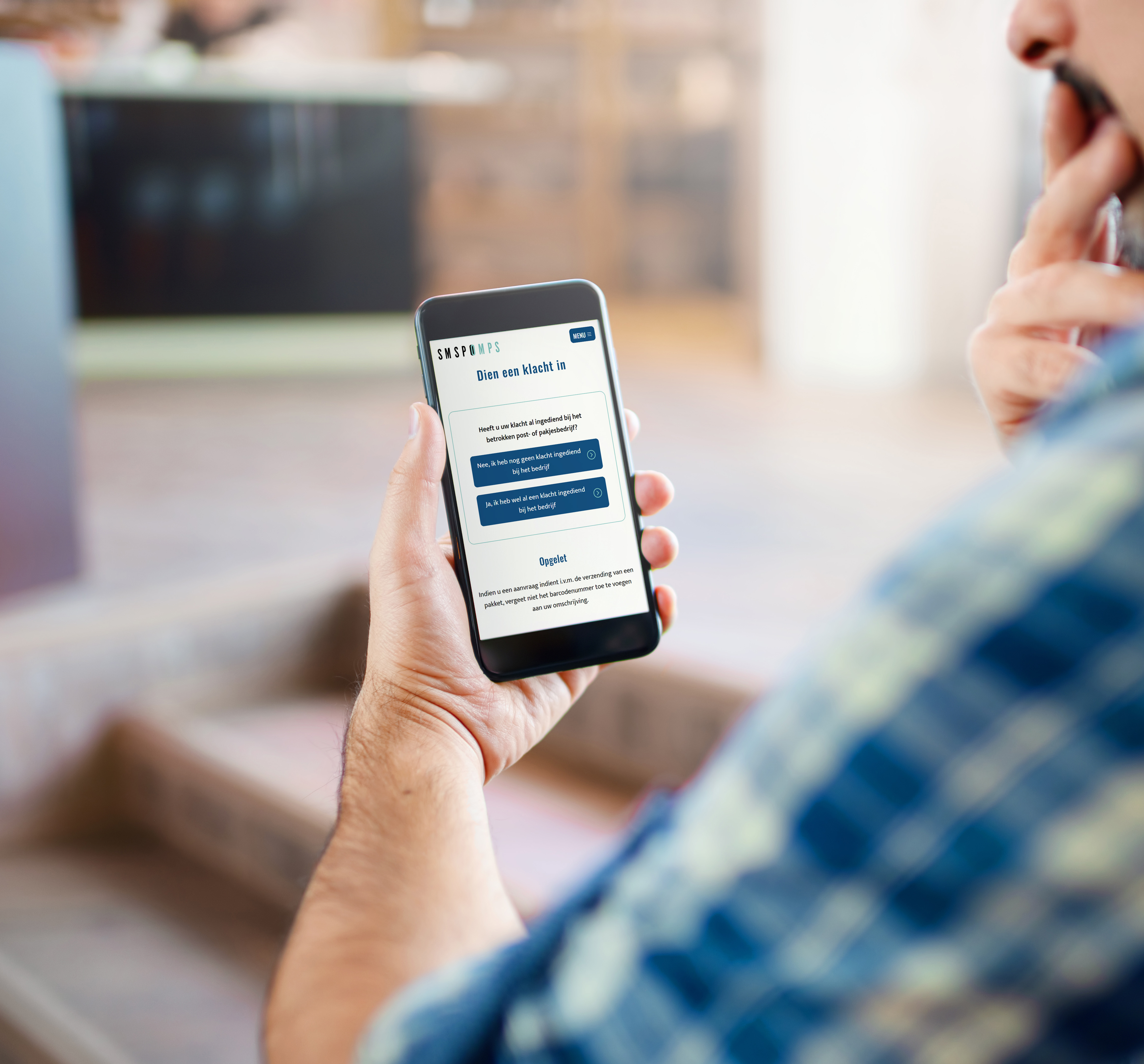 oms op gsm weergave vierkant