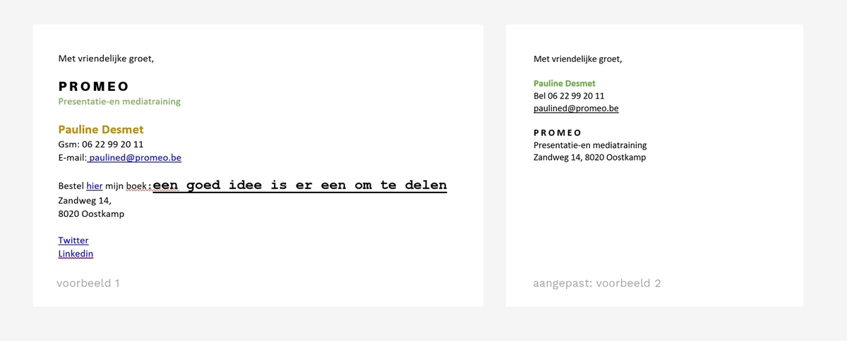 visual emailhandtekening