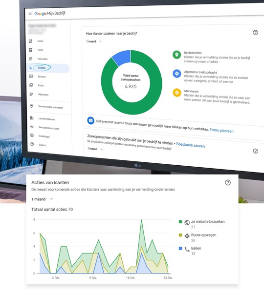 Google Mijn Bedrijf Inzichten