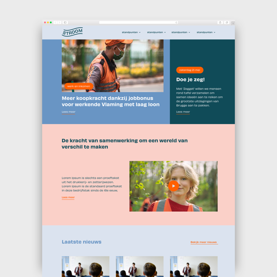 afbeelding van de website